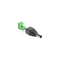 Delock Adapter DC 5.5 x 2.5 mm Stecker to Terminalblock 2 Pin 2-teilig