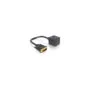 Delock Adapter DVI 24+1 Stecker zu 2 x HDMI Buchse