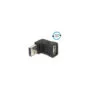 Delock Adapter EASY-USB 2.0-A Stecker to USB 2.0-A Buchse gewinkelt oben unten