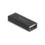 Delock Adapter Gender Changer USB 2.0 Typ-A Buchse zu Buchse Metall