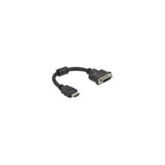 Delock Adapter HDMI Stecker zu DVI 24+5 Buchse 4K 30 Hz 20 cm