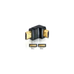 Delock Adapter HDMI Stecker zu HDMI Stecker 90° unten
