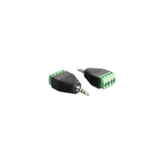 Delock Adapter Klinke Stecker 2.5 mm to Terminalblock 4 Pin
