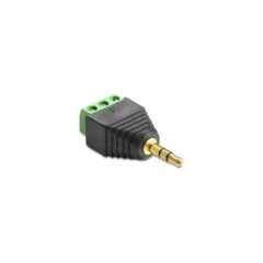 Delock Adapter Klinke Stecker 3.5 mm to Terminalblock 3 Pin