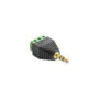 Delock Adapter Klinke Stecker 3.5 mm to Terminalblock 3 Pin