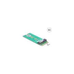 Delock Adapter M.2 Key E Stecker zu M.2 Key E Slot - Portschoner und Verlängerung