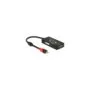DELOCK Adapter mini Displayport 1.2 Stecker to VGA HDMI DVI Buchse 4K Passiv schwarz