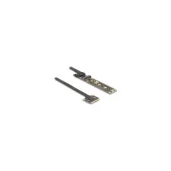 Delock Adapter Mini PCIe Stecker zu M.2 Key M Buchse mit Kabel 20 cm