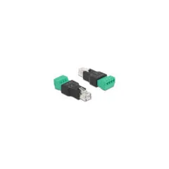 Delock Adapter RJ11 14 Stecker zu Terminalblock 4 Pin 2-teilig