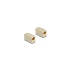 Delock Adapter RJ45 Buchse zu RJ45 Buchse UTP beige