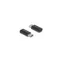 Delock Adapter SuperSpeed USB 10 Gbps (USB 3.2 Gen 2) USB Type-CTM Stecker zu Buchse Portschoner schwarz