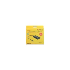 Delock Adapter ThunderboltTM 3 Stecker to 2 x DisplayPort Buchse 4K 60 Hz