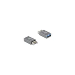 Delock Adapter USB 10 Gbps Typ-E Key A Stecker zu USB Typ-A Buchse Metall
