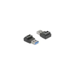 Delock Adapter USB 10 Gbps USB Typ-A Stecker zu Typ-E Key A Buchse gewinkelt