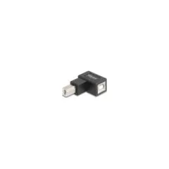 DELOCK Adapter USB 2.0 B Stecker zu B Buchse 90° gew. oben