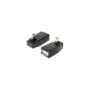 Delock Adapter USB micro-B Stecker to USB 2.0-A Buchse OTG 270° gewinkelt