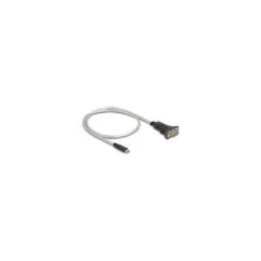 Delock Adapter USB Type-CTM zu 1 x Seriell RS-422 485 Stecker mit 6 Pin Terminalblock 5 V 0.5 m