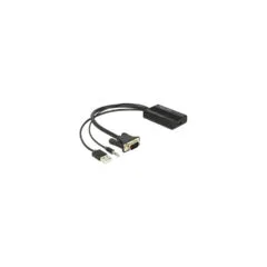 Delock Adapter VGA. DB-15. USB to HDMI
