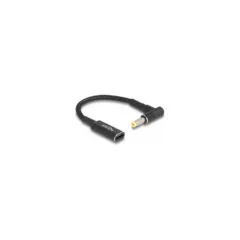 Delock Adapterkabel für Notebook Ladekabel USB Type-CTM Buchse zu HP 4.8 x 1.7 mm Stecker 90° gewinkelt 15 cm