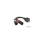Delock Adapterkabel RJ45 Buchse zu 2 x XLR 3 Pin Stecker schwarz 20 cm