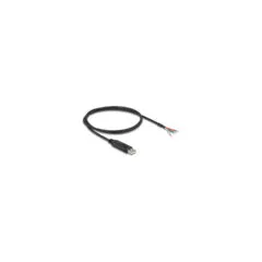 Delock Adapterkabel USB 2.0 Typ-A zu seriell RS-485 3 x offene Kabelenden 1 m