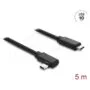 Delock Aktives Optisches Kabel USB 10 Gbps USB Type-C Stecker zu Stecker gewinkelt 5 m