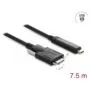 Delock Aktives Optisches Kabel USB 10 Gbps USB Type-C Stecker zu Typ Micro-B Stecker mit Schrauben 7.5 m