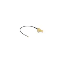 DELOCK Antennenkabel RP-SMA 90 PCB Buchse zum Einbau zu I-PEX Inc. MHF I Stecker 1.13 15cm Gewindelnge 15mm
