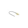 DELOCK Antennenkabel RP-SMA 90 PCB Buchse zum Einbau zu I-PEX Inc. MHF I Stecker 1.13 25cm Gewindelnge 15mm