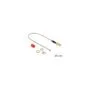 DELOCK Antennenkabel RP-SMA Buchse zum Einbau Ferritkern zu I-PEX Inc. MHF I Stecker 1.13 20cm Gewindelnge 10mm