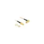Delock Antennenkabel RP-SMA Stecker 90° to RP-SMA Buchse zum Einbau RG-316 16 cm