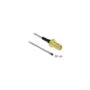 Delock Antennenkabel SMA Buchse zum Einbau zu I-PEX Inc.. MHF® 4 Stecker 0.81 50 cm Gewindelänge 10 mm