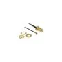 DELOCK Antennenkabel SMA Buchse zum Einbau zu I-PEX Inc. MHF I Stecker 1.13 7cm Gewindelnge 10mm