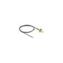 DELOCK Antennenkabel SMA Buchse zum Einbau zu MHF 4L LK Stecker 1.37 50cm Gewindelnge 10mm spritzwassergeschtzt