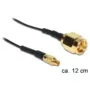 Delock Antennenkabel SMA Stecker zu MMCX Stecker 1.13 120 mm