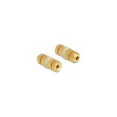 Delock Audio Adapter Polklemme zu Polklemme zum Einbau. Farbring rot