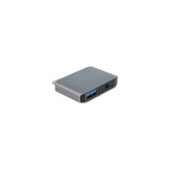 Delock Audio Adapter USB Type-CTM Stecker - Klinkenbuchse 3.5 mm + USB 3.0 A Buchse