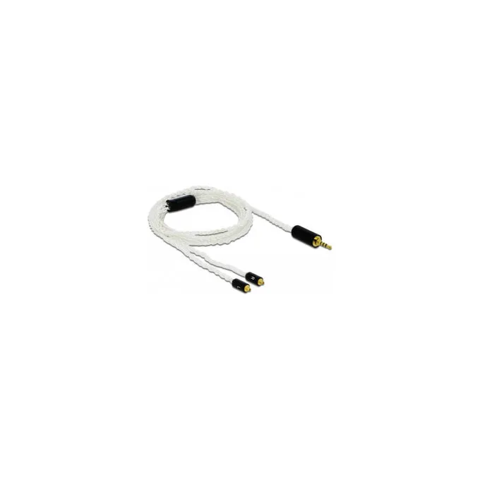 Delock Audio Kabel 2.5 mm 4 Pin Klinkenstecker zu 2 x MMCX Stecker 1.20 m — image 2