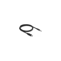 Delock Audio Stereo Kabel USB Type-CTM Stecker zu Klinkenstecker 3.5 mm 3 Pin 1 m schwarz