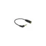Delock Audiokabel Klinkenstecker 3.5 mm 4 Pin gewinkelt to Klinkenbuchse 2.5 mm 3 Pin