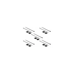 Delock Befestigungssockel 25 x 25 mm mit Kabelbinder L 300 x B 4.8 mm schwarz