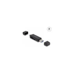 Delock Card Reader SuperSpeed USB 5 Gbps USB Type-CTM Typ-A für SD und Micro SD Speicherkarten