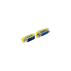 Delock D-Sub 15 Pin Stecker to Buchse Portschoner