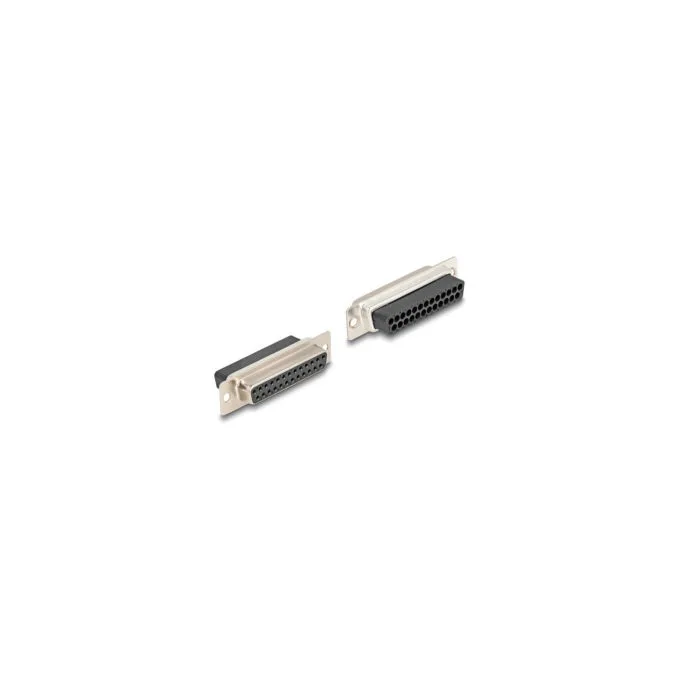 Delock D-Sub 25 Pin Buchse zu RJ12 Buchse Montagesatz rot — image 2