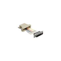 Delock D-Sub 25 Pin Stecker to RJ45 Buchse Montagesatz