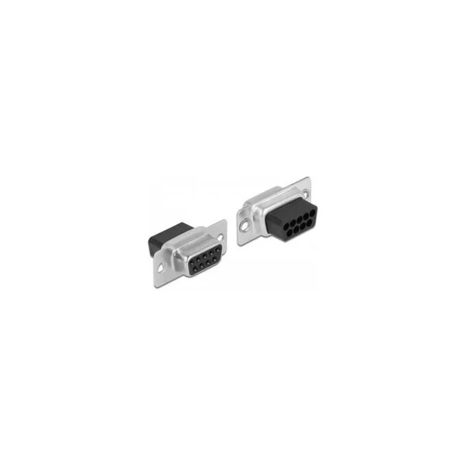 Delock D-Sub 9 Pin Buchse zu RJ12 6P 6C Buchse Montagesatz — image 3