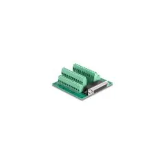 Delock D-Sub HD 44 Pin Buchse zu Terminalblock für Hutschiene