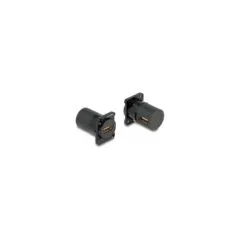 Delock D-Typ Modul HDMI Buchse zu Buchse 90° gewinkelt