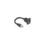 Delock D-Typ RJ45 Kabel Stecker zu Buchse Cat.5e schwarz 20 cm