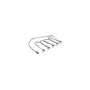 Delock DC Splitter Kabel 1 x Buchse gerade zu 5 x Buchse 5.5 x 2.1 mm 90° gewinkelt zum Einbau schwarz